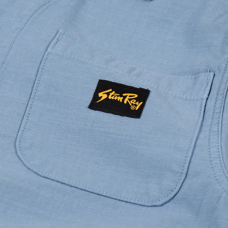 Stan Ray Painters Jacket Grey Blue Sateen-4