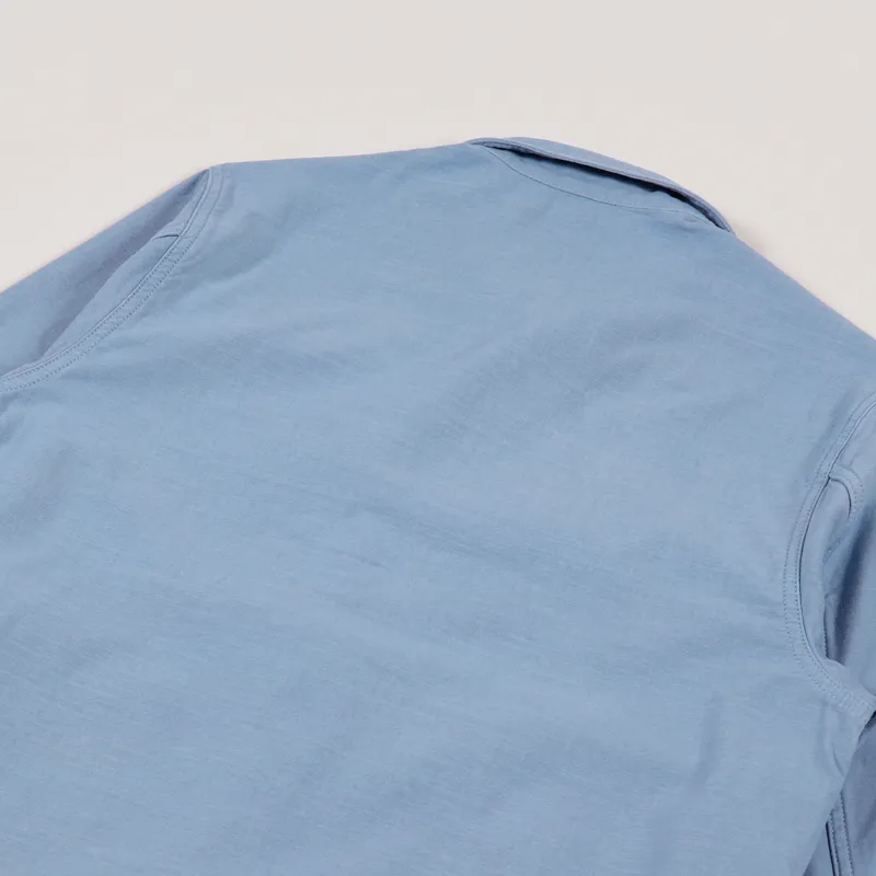 Stan Ray Painters Jacket Grey Blue Sateen-5