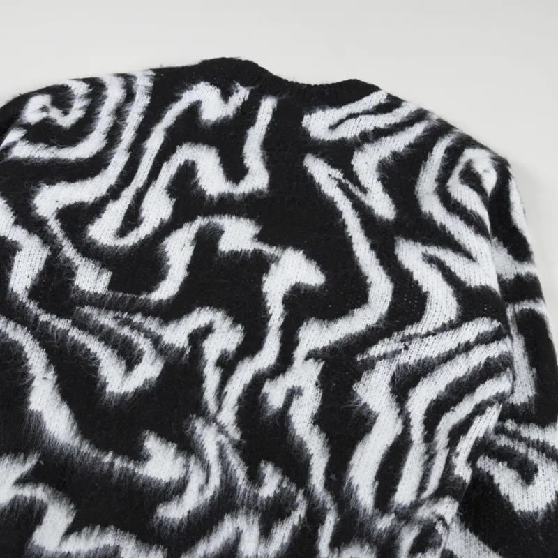 Obey Pally Cardigan Black Multi-3