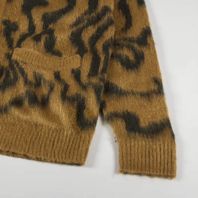 Obey Pally Cardigan Catechu Wood Multi-7