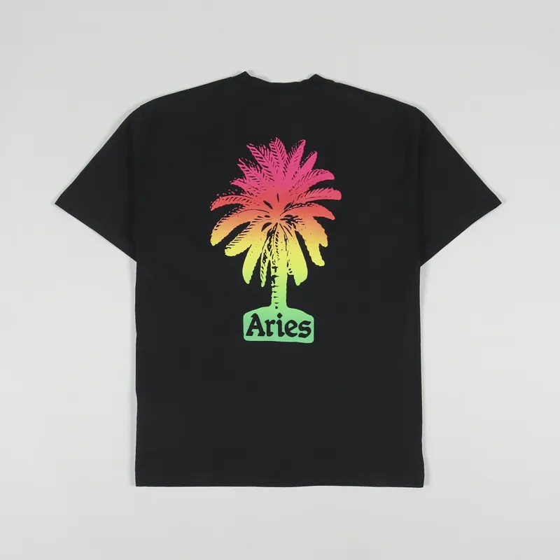 Aries Palm T Shirt Black