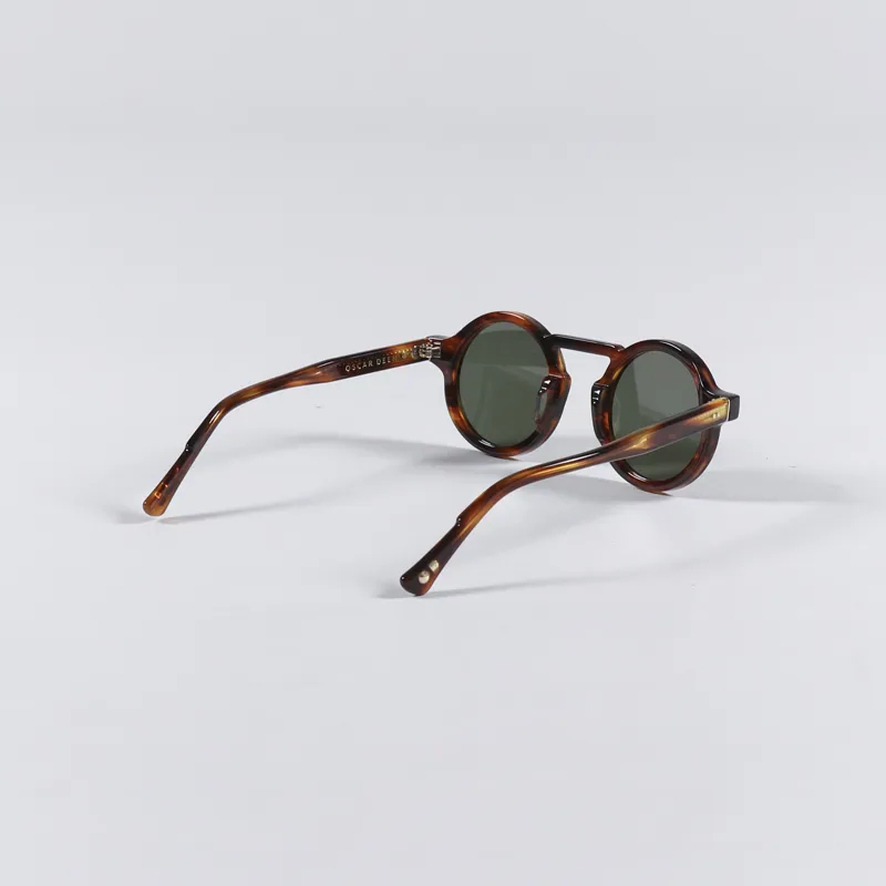 Oscar Deen Panda Sunglasses Umber Moss-2