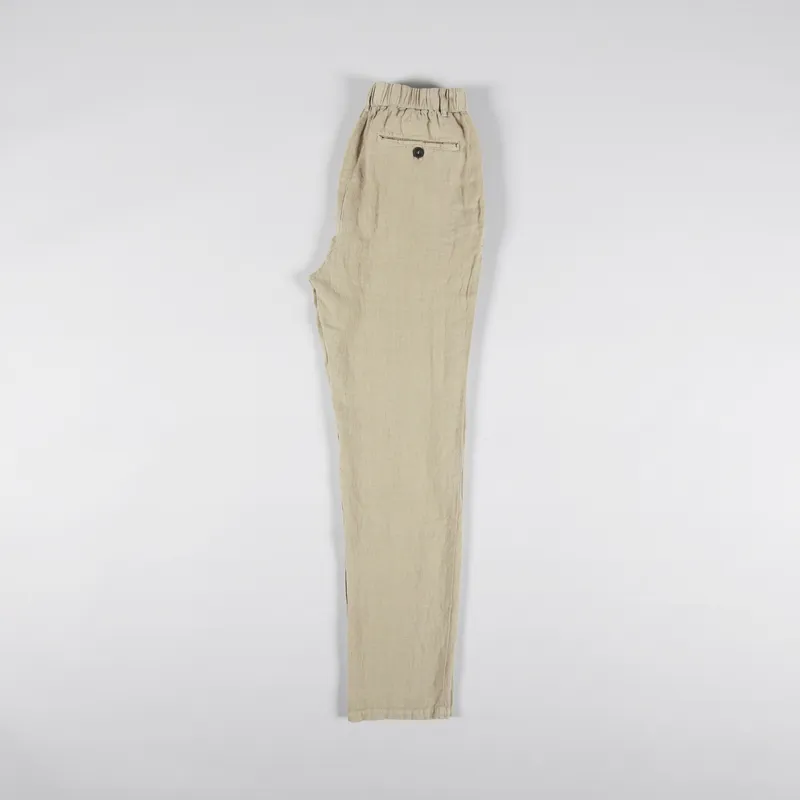 Armor Lux Heritage Linen Trousers Beige-2