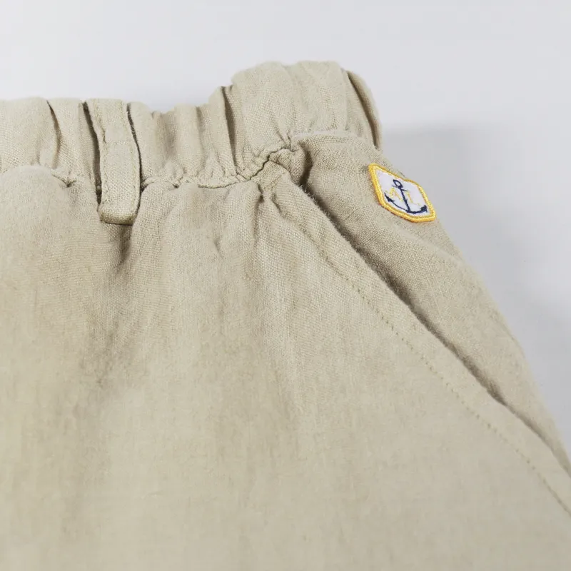 Armor Lux Heritage Linen Trousers Beige-5