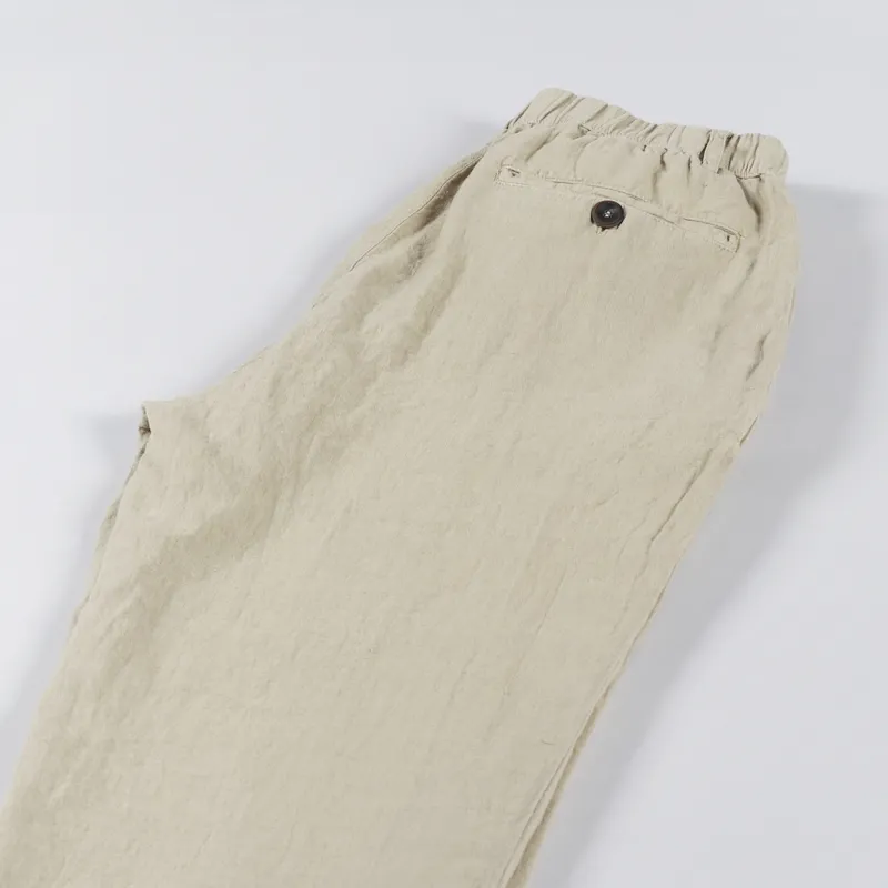 Armor Lux Heritage Linen Trousers Beige-4
