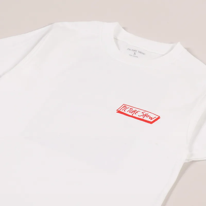 Picture Show Parlour T Shirt White-3