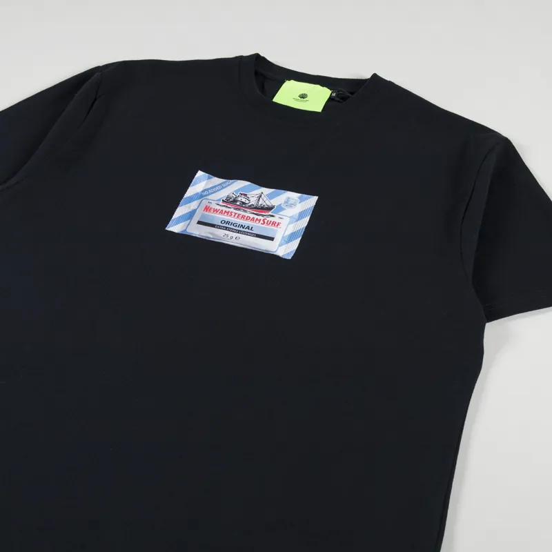 New Amsterdam Surf Association Pastille T Shirt Black-1