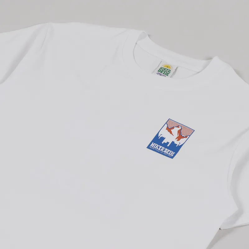 Hikerdelic Patch Logo T Shirt White Multi-3
