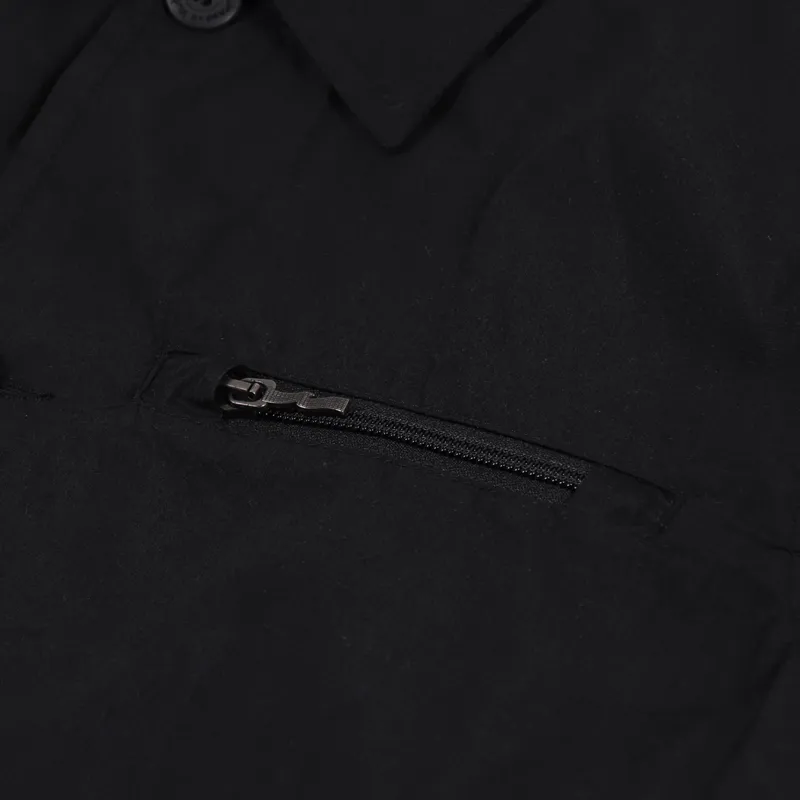 Nudie Jeans Paul Logo Jacket Black Indigo-10