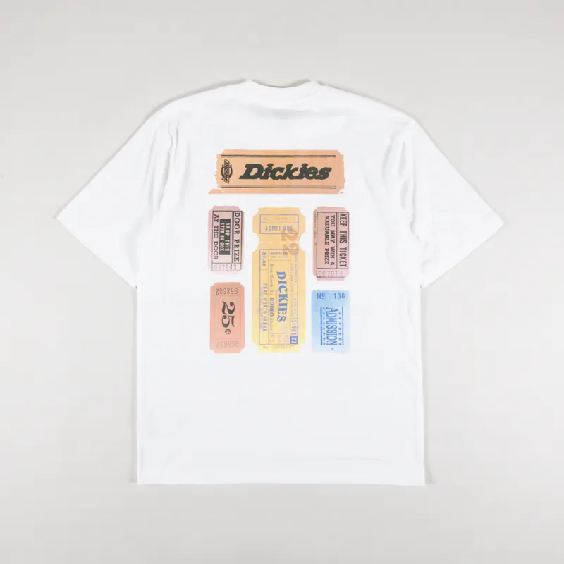 Dickies Paxico T Shirt White