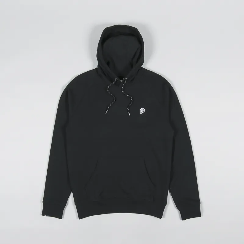 Penfield P Bear Chest Badge Hoodie Black
