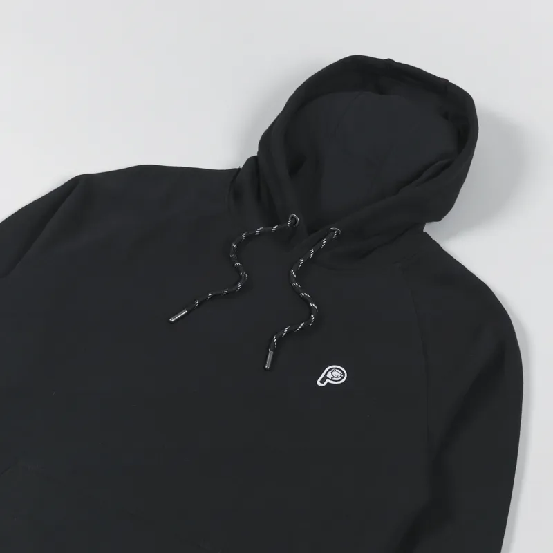 Penfield P Bear Chest Badge Hoodie Black-2