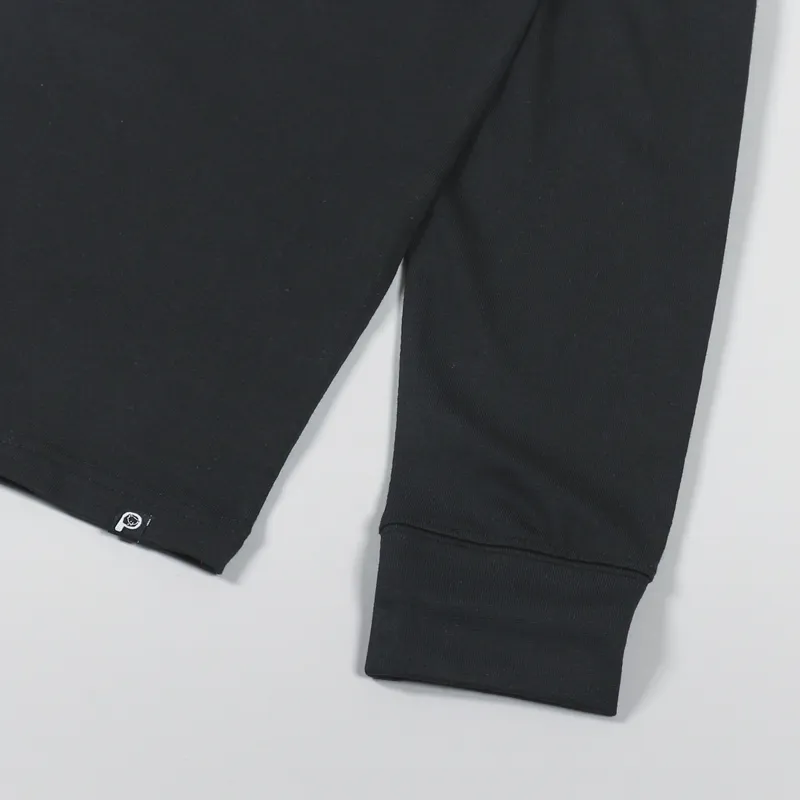Penfield P Bear Trail Back Graphic Long Sleeve T Shirt Black-5