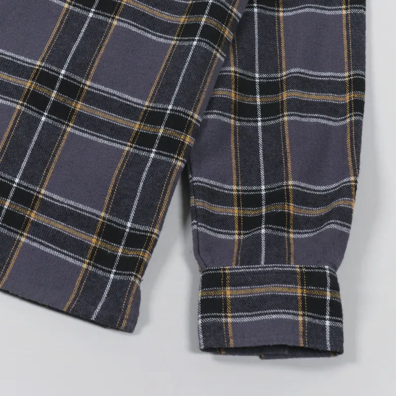 Penfield P Bear Badge Large Check Shirt Ebony-6