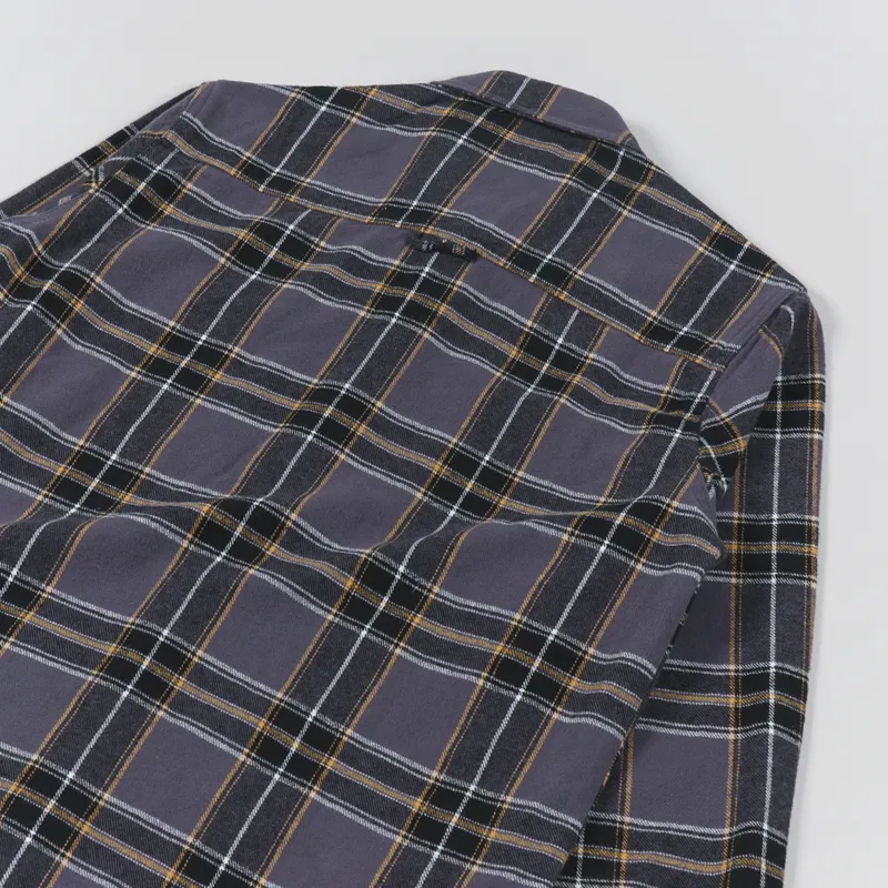 Penfield P Bear Badge Large Check Shirt Ebony-3
