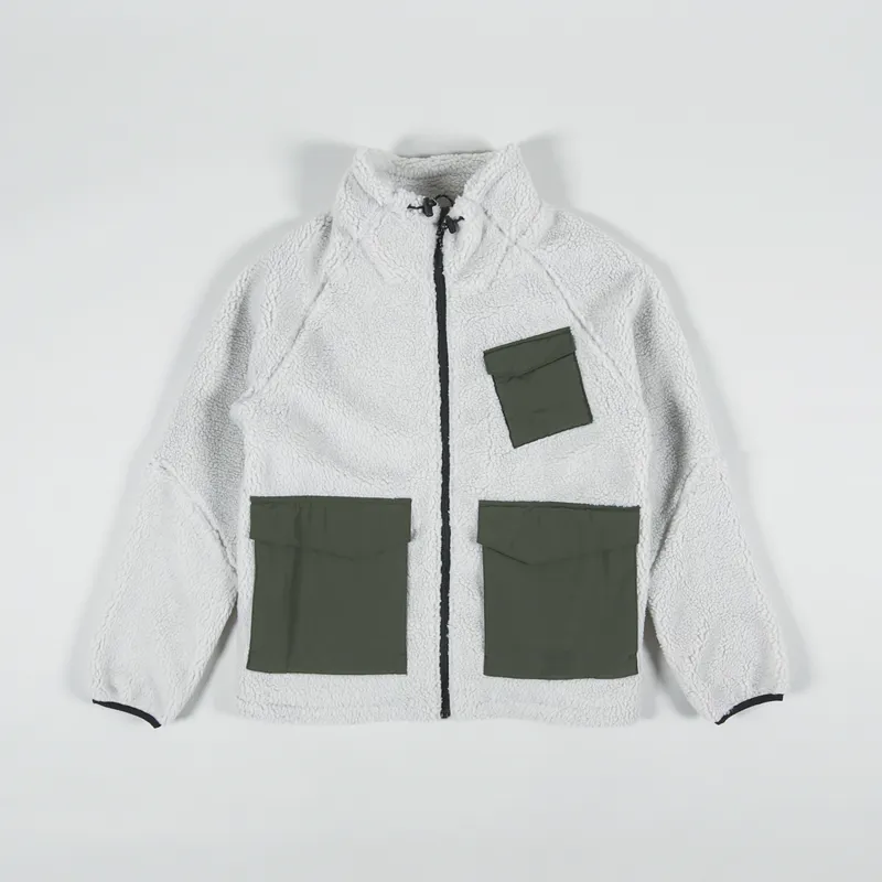 Penfield P Bear Borg Angled Pocket Jacket Silver