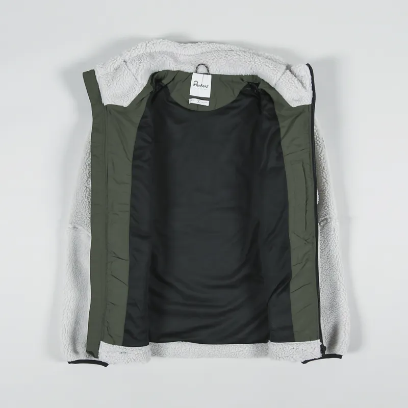 Penfield P Bear Borg Angled Pocket Jacket Silver-1