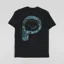Penfield P Bear Camo Back Graphic T Shirt Black