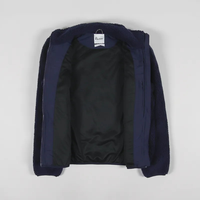 Penfield P Bear Outdoor Borg Jacket Navy-1