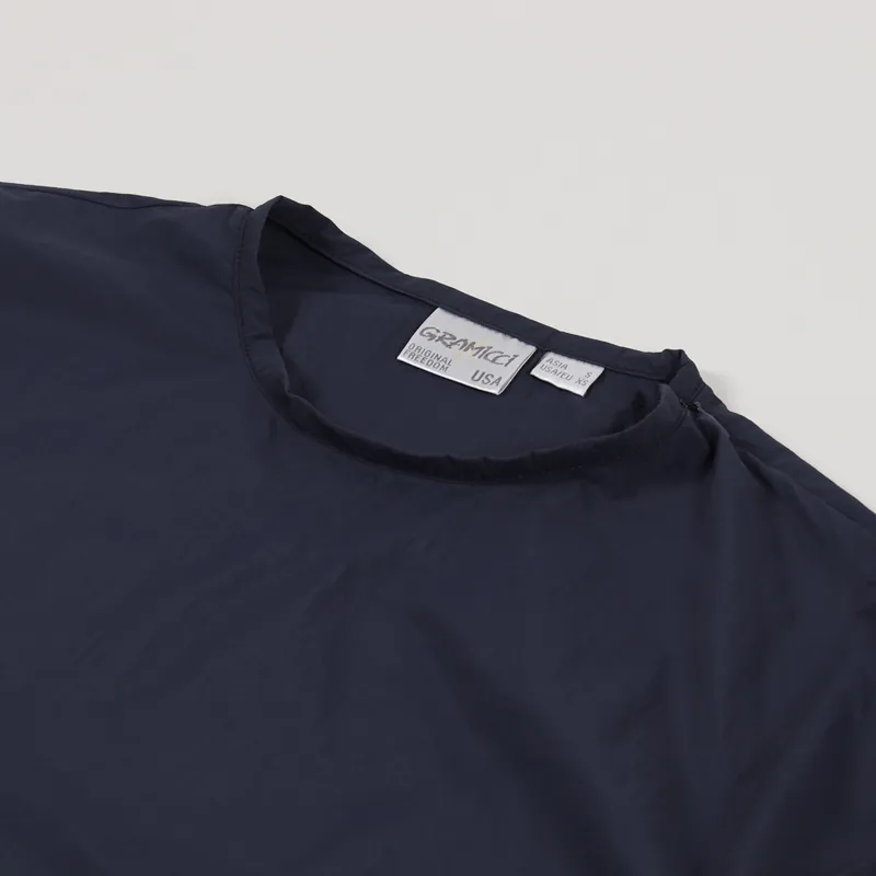 Gramicci Packable Camp Long Sleeve T Shirt Double Navy-6