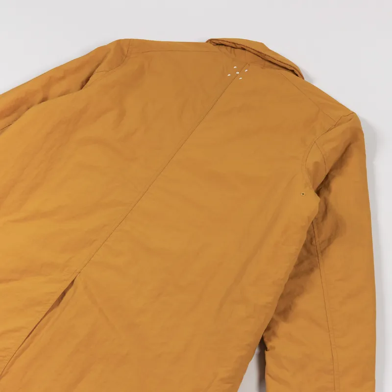 Pop Trading Company Padded Trench Coat Spruce Yellow-5