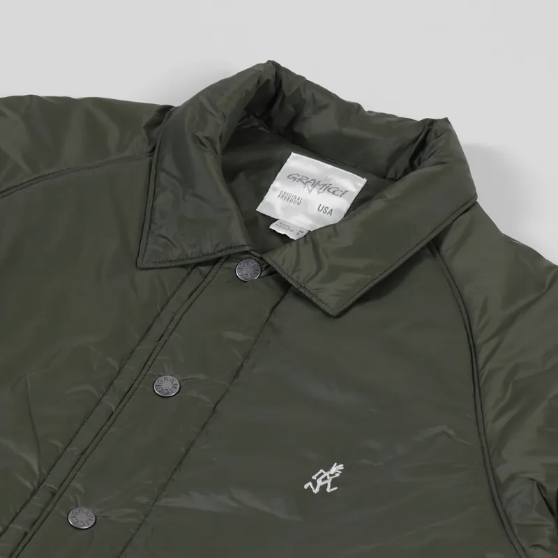 Gramicci Padding Coaches Jacket Olive-9