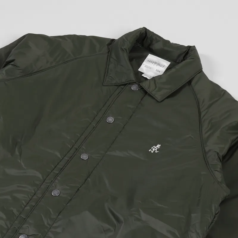 Gramicci Padding Coaches Jacket Olive-3