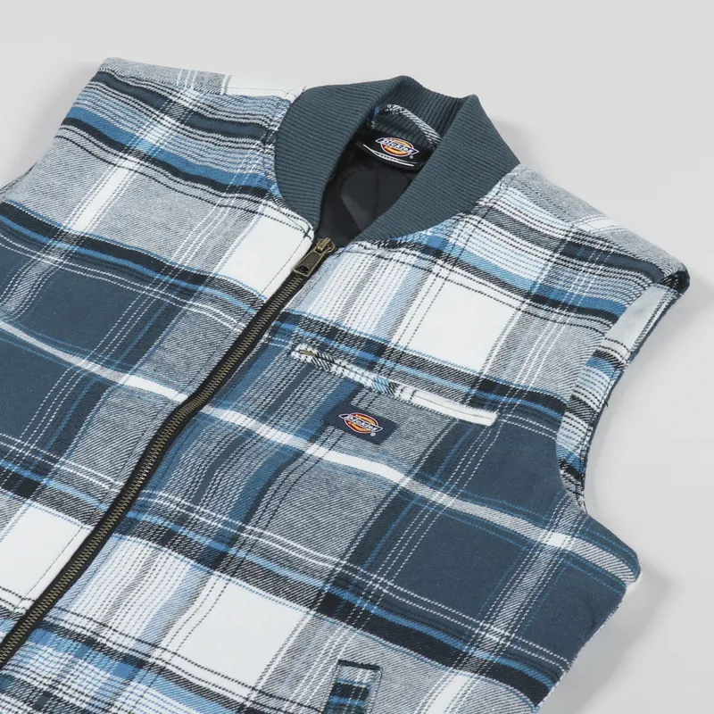 Dickies Pedro Bay Vest Air Force Blue-3