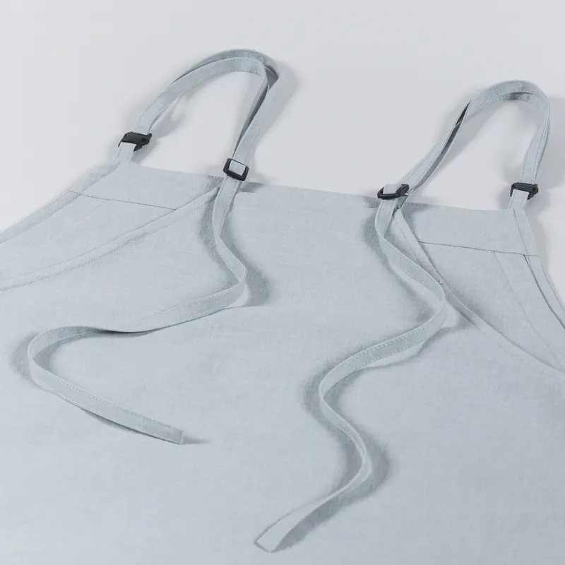 Snow Peak Womens Pe Light Poplin Dress Light Grey-6