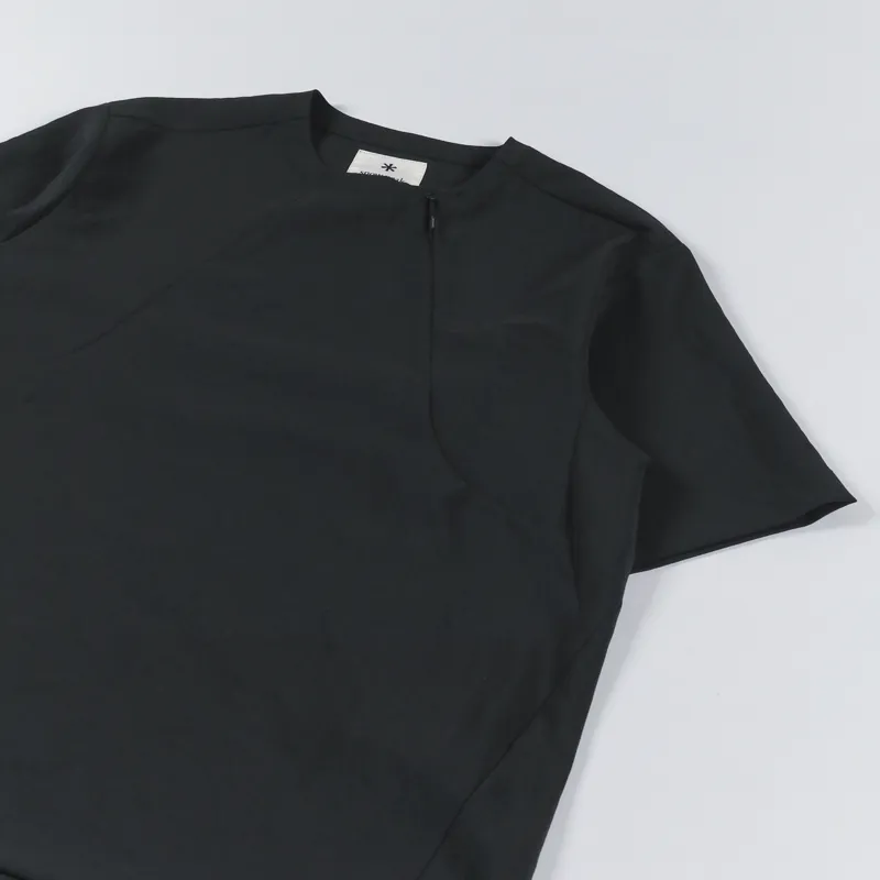 Snow Peak Womens Pe Light Poplin Pullover Black-4