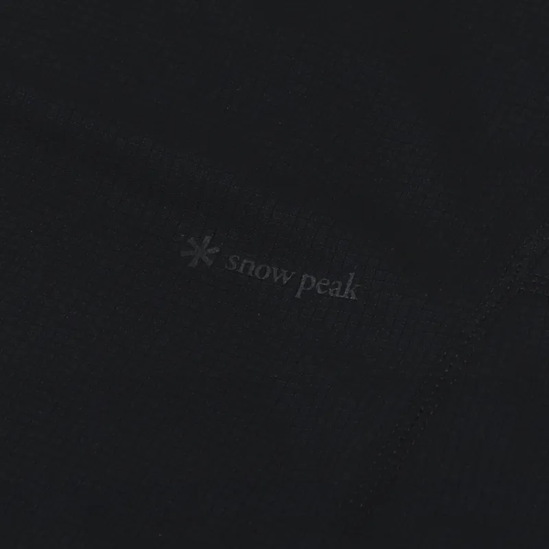 Snow Peak Polyester Power Dry Long Sleeve T Shirt Black-5