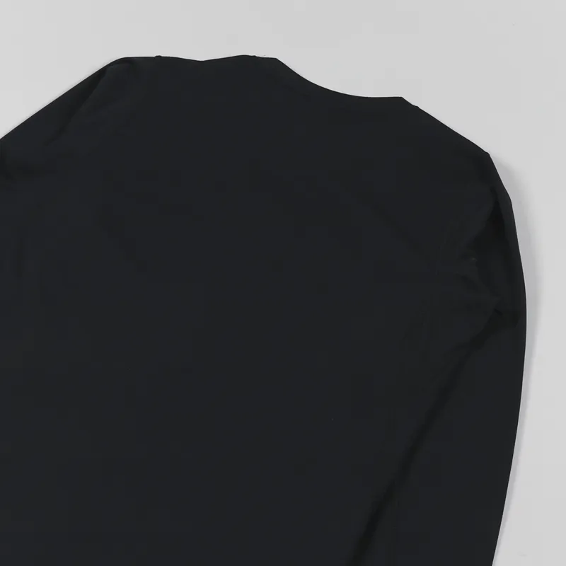 Snow Peak Polyester Power Dry Long Sleeve T Shirt Black-3