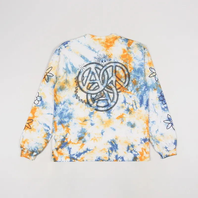 Aries Peace and Love Long Sleeve T Shirt Multi