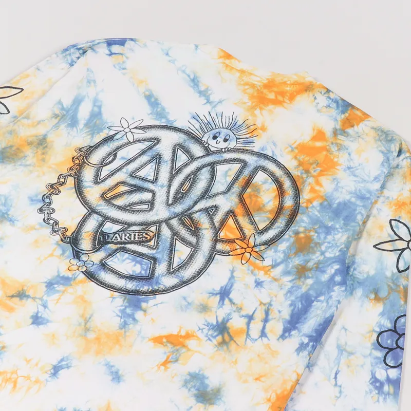 Aries Peace and Love Long Sleeve T Shirt Multi-2