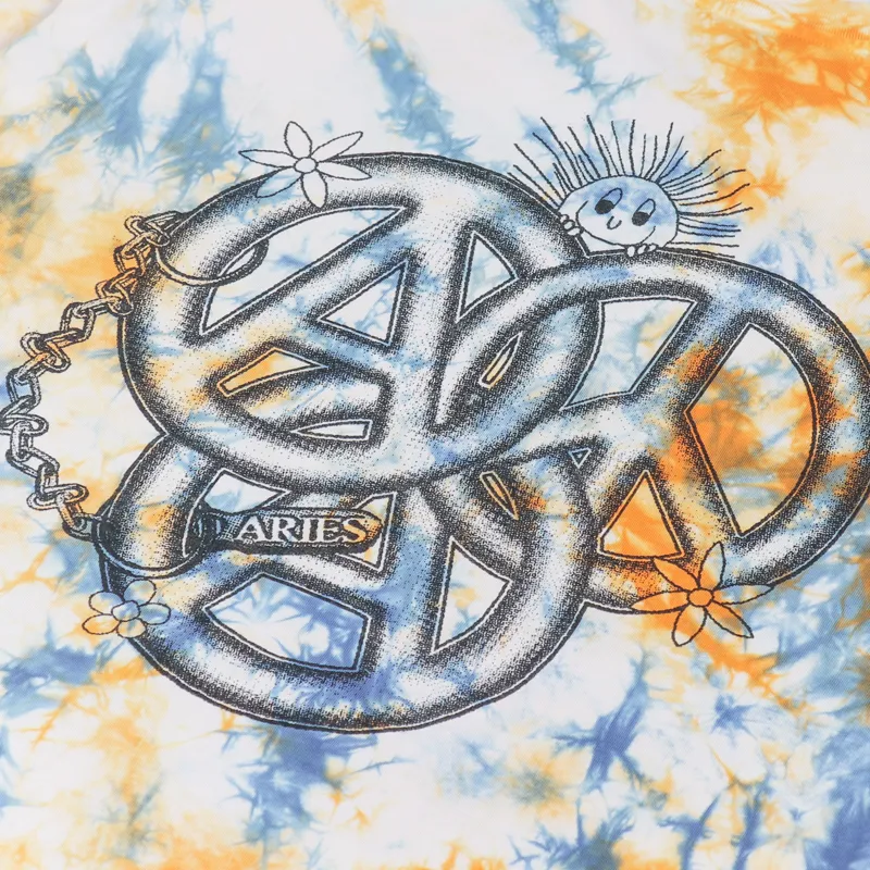 Aries Peace and Love Long Sleeve T Shirt Multi-5