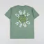 Obey Peace Flower T Shirt Jade