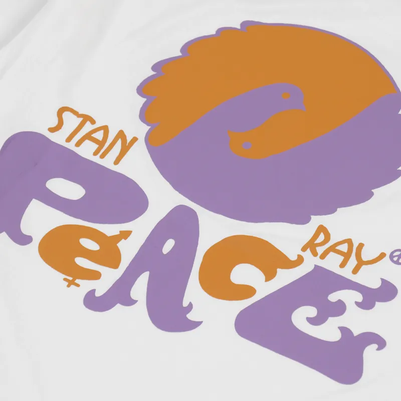 Stan Ray Peace T Shirt White-4