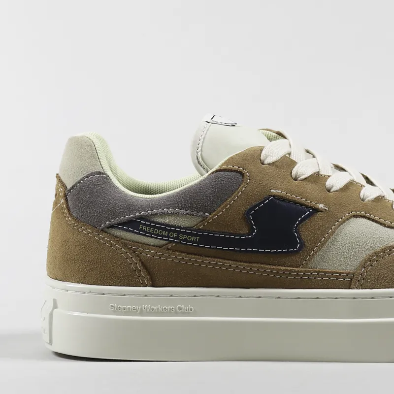 Stepney Workers Club Pearl S-Strike Shoes Suede Earth Navy-5
