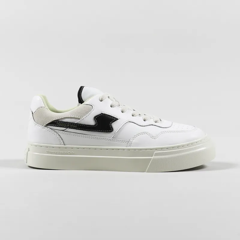 Stepney Workers Club Pearl S-Strike Shoes Leather White Black-4