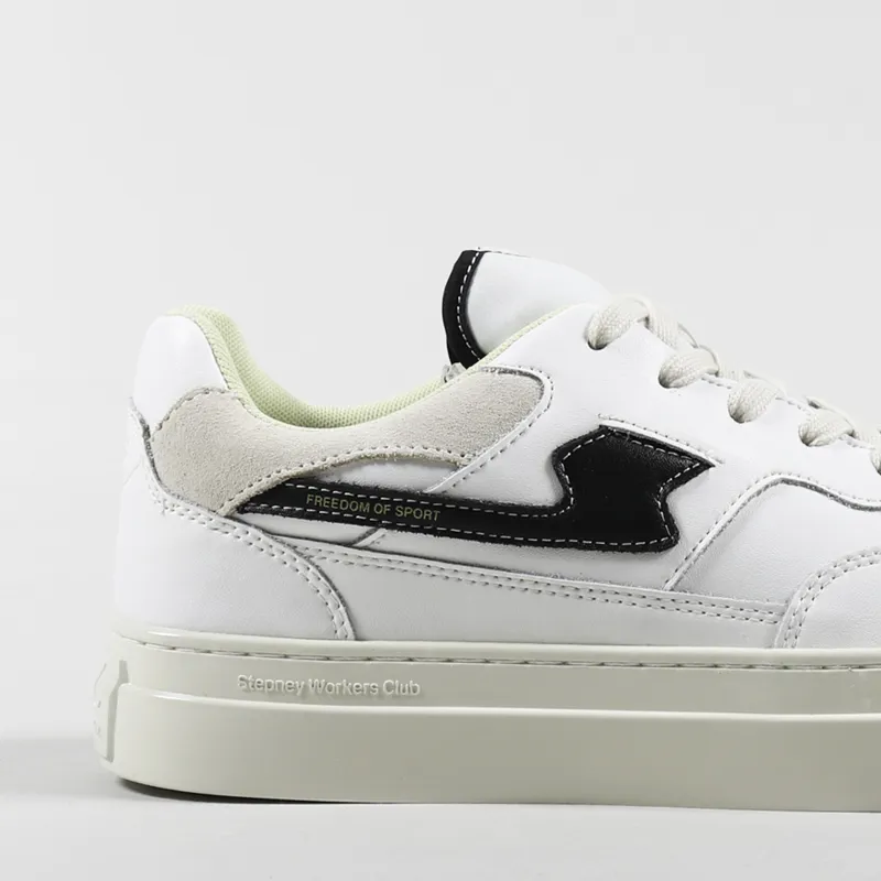 Stepney Workers Club Pearl S-Strike Shoes Leather White Black-5