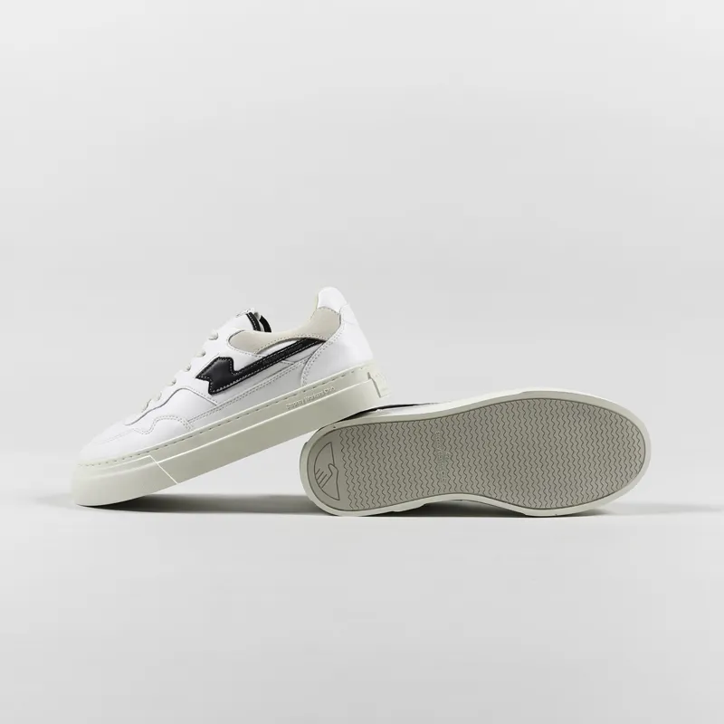 Stepney Workers Club Pearl S-Strike Shoes Leather White Black-1