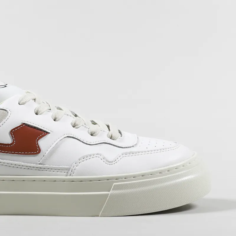 Stepney Workers Club Pearl S-Strike Shoes Leather White Red-6