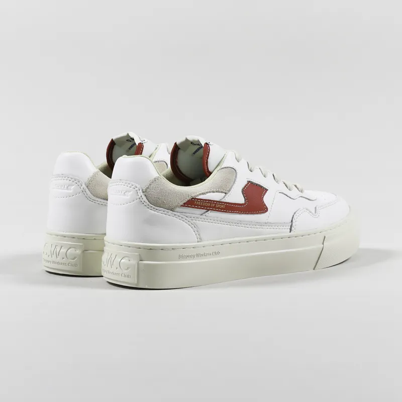 Stepney Workers Club Pearl S-Strike Shoes Leather White Red-3