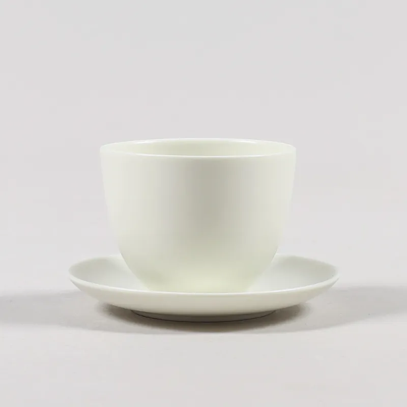 Kinto PEBBLE Cup And Saucer White