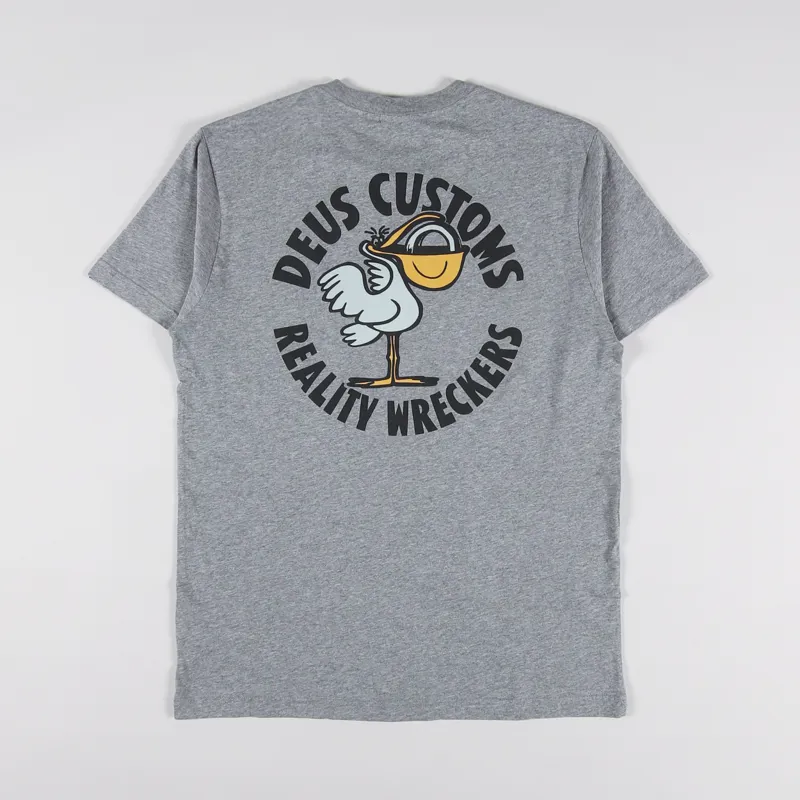 Deus Ex Machina Pegasus T Shirt Grey Marle