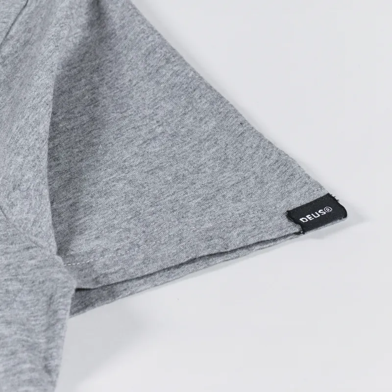 Deus Ex Machina Pegasus T Shirt Grey Marle-6