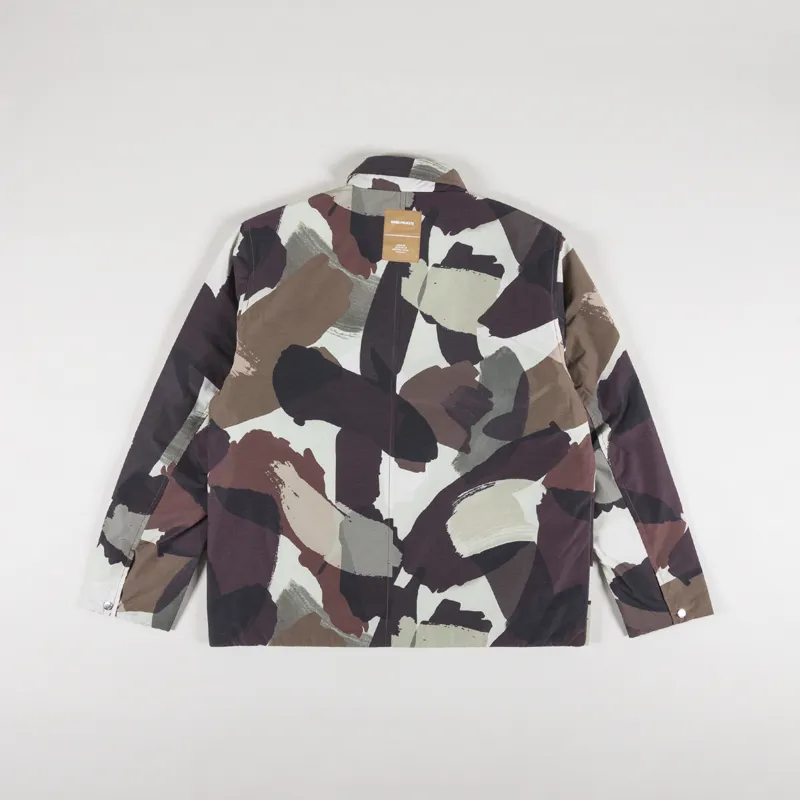 Norse Projects Pelle Camo Nylon Insulated Jacket Espresso-1