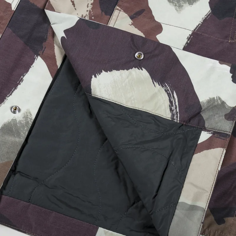 Norse Projects Pelle Camo Nylon Insulated Jacket Espresso-6