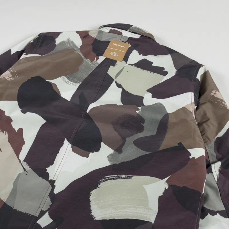 Norse Projects Pelle Camo Nylon Insulated Jacket Espresso-3