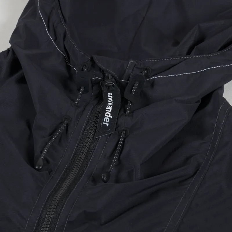And Wander Pertex Wind Jacket Black-6